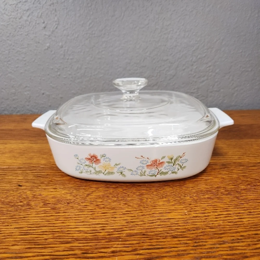 Corningware Autumn Meadow Covered Casserole